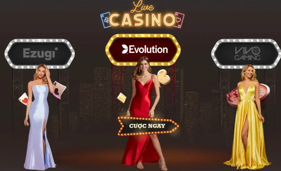 Game bài casino ấn tượng